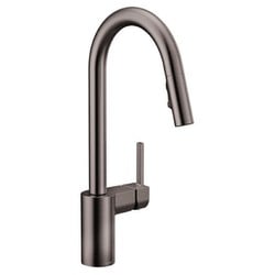 Align ブラックステンレス ワンハンドル ハイアーク プルダウン キッチン用水栓 Align 7565BLS