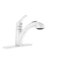 Renzo グレイシア ワンハンドル ローアーク プルアウト キッチン用水栓 Renzo CA87316W