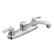 Chateau 7906 [Chateau クローム 2ハンドル ローアーク キッチン用水栓]