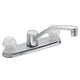 Adler クローム 2ハンドル ローアーク キッチン用水栓 Adler CA87685