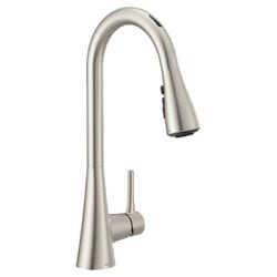 Sarai スポットレジストステンレス スマートキッチン ワンハンドル ハイアーク プルダウン キッチン用水栓 Sarai 87836EVSRS