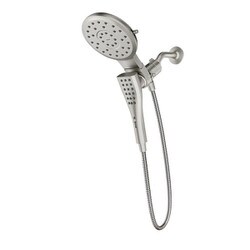 Moen スポットレジスト（TM）つや消しニッケル 8機能 7インチ径 ハンドシャワー付きスプレーヘッド スタンダード Moen 220C2EPSRN