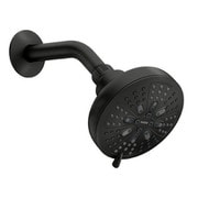 Hydro Energetix マットブラック 8機能 5インチ径 スプレーヘッド スタンダード Hydro Energetix 200W0BL