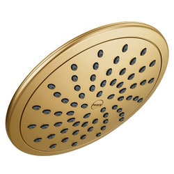 Moen つや消しゴールド 単機能 8インチ径 エコパフォーマンス スプレーヘッド レインシャワー Moen 6345EPBG