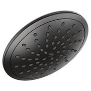 Moen マットブラック 単機能 8インチ径 エコパフォーマンス スプレーヘッド レインシャワー Moen 6345EPBL