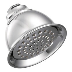 Moen クローム 単機能 4.375インチ径 スプレーヘッド エコパフォーマンス シャワーヘッド Moen CL6302EP