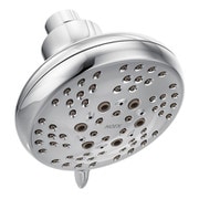 Moen クローム 5機能 4インチ径 スプレーヘッド エコパフォーマンス シャワーヘッド Moen CL26500EP