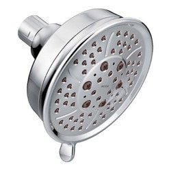 Moen クローム 4機能 4.375インチ径 スタンダード スプレーヘッド Moen 3638
