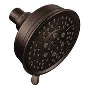 Moen オイルラビングブロンズ 4機能 4.375インチ径 スタンダード スプレーヘッド Moen 3638ORB