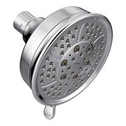 Moen クローム 4機能 4.375インチ径 スプレーヘッド エコパフォーマンス シャワーヘッド Moen 3638EP