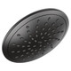 Moen マットブラック 単機能 8インチ径 スプレーヘッド エコパフォーマンス レインシャワー Moen 6345BL