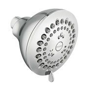 Adler クローム 4機能 3.5インチ径 スプレー エコパフォーマンス シャワーヘッド Adler 23026EP