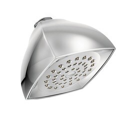 Moen クローム 単機能 4.0625インチ径 スプレーヘッド エコパフォーマンス シャワーヘッド Moen 6325EP