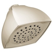 Moen つやありニッケル 単機能 4.0625インチ径 スプレーヘッド エコパフォーマンス シャワーヘッド Moen 6325EPNL