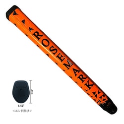 ローズマークグリップ 1.52 MFS オレンジ/ブラック [ゴルフ用グリップ]