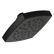 Moen マットブラック 単機能 6インチ径 スプレーヘッド レインシャワー Moen S6365BL