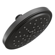 Moen マットブラック 単機能 6.75インチ径 スプレーヘッド エコパフォーマンス レインシャワー Moen S176EPBL