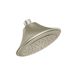 Moen つや消しニッケル 単機能 6.5インチ径 スプレーヘッド エコパフォーマンス シャワーヘッド Moen S6335EPBN