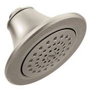Moen つや消しニッケル 単機能 5.875インチ径 スプレーヘッド エコパフォーマンス シャワーヘッド Moen S6312EPBN