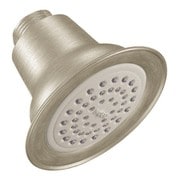 Moen つや消しニッケル 単機能 3.5インチ径 スプレーヘッド エコパフォーマンス シャワーヘッド Moen 6313BN