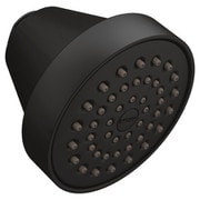 Moen マットブラック 単機能 3.625インチ径 スプレーヘッド エコパフォーマンス シャワーヘッド Moen 6399EPBL