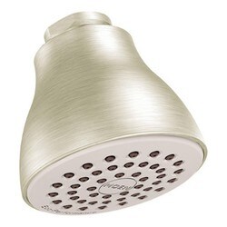 Moen つや消しニッケル 単機能 2.5インチ径 スプレーヘッド エコパフォーマンス シャワーヘッド Moen 6300EPBN