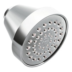 Moen クローム 単機能 3.625インチ径 スタンダード スプレーヘッド Moen 6399