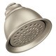 Moen つや消しニッケル 単機能 4.375インチ径 スタンダード スプレーヘッド Moen 6302BN