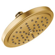 Moen つや消しゴールド 単機能 6.75インチ径 スプレーヘッド レインシャワー Moen S176BG