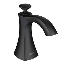 トランジショナル ソープディスペンサー マットブラック Transitional Soap Dispenser S3948BL