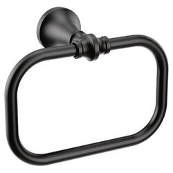 Colinet マットブラック タオルリング Colinet YB0586BL