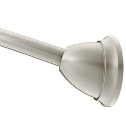 Curved Shower Rods カーブ シャワーロッド つや消しニッケル マグネティクス付き 突っ張り又は固定式 Curved Shower Rods MDN2170BN