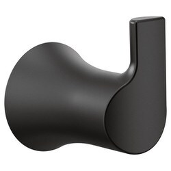 Doux マットブラック シングル ローブフック Doux YB0203BL