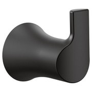 Doux YB0203BL [Doux マットブラック シングル ローブフック]