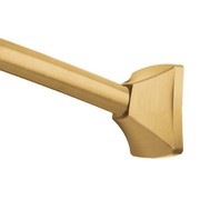 Curved Shower Rods つや消しゴールド アジャスタブル カーブ シャワーロッド Curved Shower Rods CSR2164BG