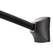 Curved Shower Rods マットブラック アジャスタブル カーブ シャワーロッド Curved Shower Rods CSR2164BL