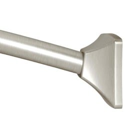 Curved Shower Rods つや消しニッケル アジャスタブル カーブ シャワーロッド Curved Shower Rods CSR2164BN