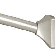 Curved Shower Rods つや消しニッケル アジャスタブル カーブ シャワーロッド Curved Shower Rods CSR2164BN