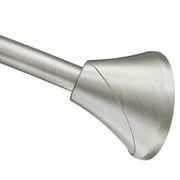 Curved Shower Rods つや消しニッケル 突っ張り式 カーブ シャワーロッド Curved Shower Rods CSR2172BN