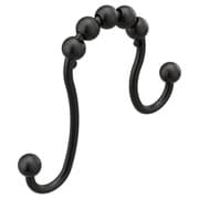 Moen マットブラック シャワーカーテンリング Moen SR2201BL