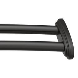 Curved Shower Rods マットブラック アジャスタブル カーブ シャワーロッド Curved Shower Rods DN2141BL