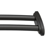 Curved Shower Rods マットブラック アジャスタブル カーブ シャワーロッド Curved Shower Rods DN2141BL