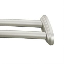 Curved Shower Rods つや消しニッケル アジャスタブル カーブ シャワーロッド Curved Shower Rods DN2141BN