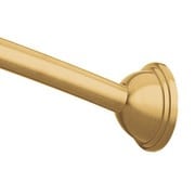 Curved Shower Rods つや消しゴールド アジャスタブル カーブ シャワーロッド Curved Shower Rods CSR2160BG
