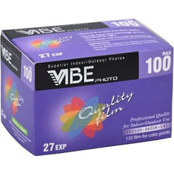 ネガカラーフィルム 27枚撮り ISO100 デーライトタイプ VIBE MAX 100 135-27EX