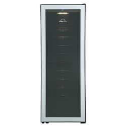 ワインセラー 84本収納 右開き 1温度タイプ 酷暑対応 加温ヒーター シルバーグレー 全段スライドラック サイドガード付ガラス扉 冷気強制循環方式 FJH-201GS（SL）