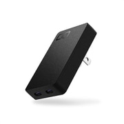 USB急速充電器 NovaPort SLIM DUO 45W USB PD(パワーデリバリー)対応 USB-C×2 GaN搭載 NovaIntelligence搭載 NovaSafety搭載 折りたたみ式プラグ採用 ブラック CIO-G45W2C-S-BK