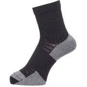 ベンチレーティング ライト クォーター ソックス Ventilating Light Quarter Socks GC23375 ブラック(BK) サイズ1(22-24cm) [ランニングウェア ソックス ユニセックス]