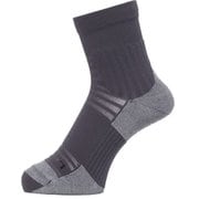 ベンチレーティング ライト クォーター ソックス Ventilating Light Quarter Socks GC23375 チャコールグレー(CH) サイズ1(22-24cm) [ランニングウェア ソックス ユニセックス]