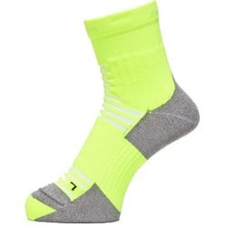 ベンチレーティング ライト クォーター ソックス Ventilating Light Quarter Socks GC23375 フラッシュイエロー(FY) サイズ1(22-24cm) [ランニングウェア ソックス ユニセックス]